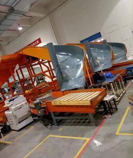 90 degree Spiral Chutes