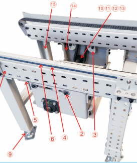 Pallet line Chain conveyor standard parts